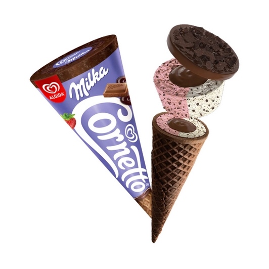 CORNETTO DISC MILKA 140ML