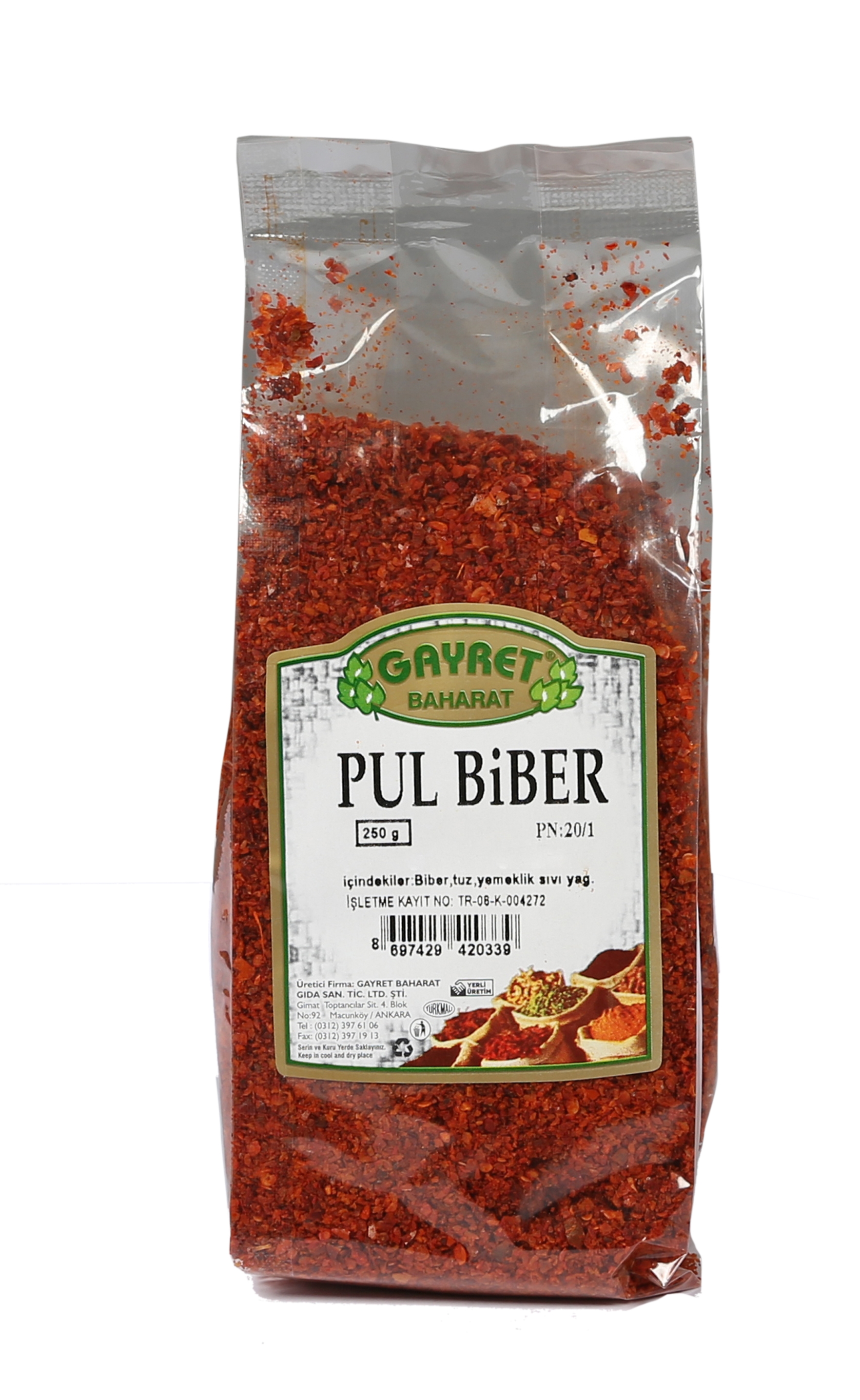 GAYRET PUL BİBER 250 G