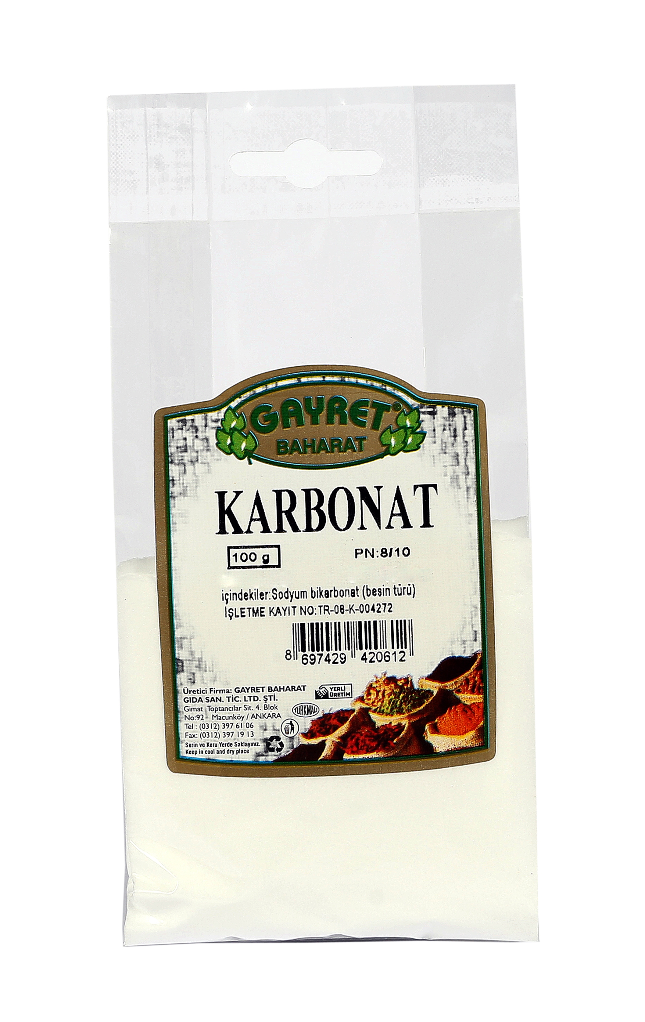 GAYRET KARBONAT 100 G