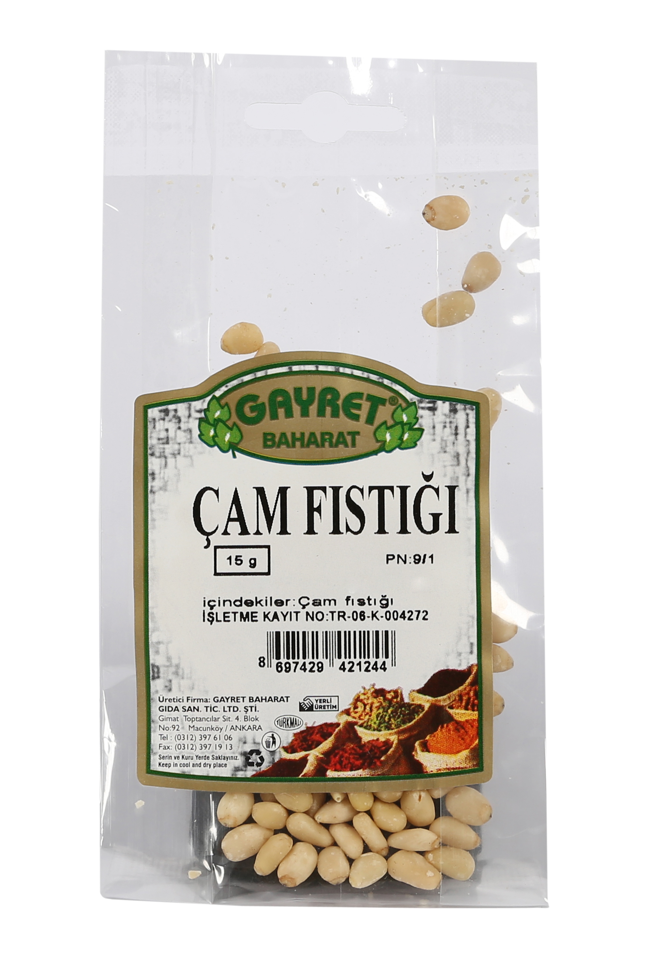 GAYRET ÇAM FISTIĞI 15 G