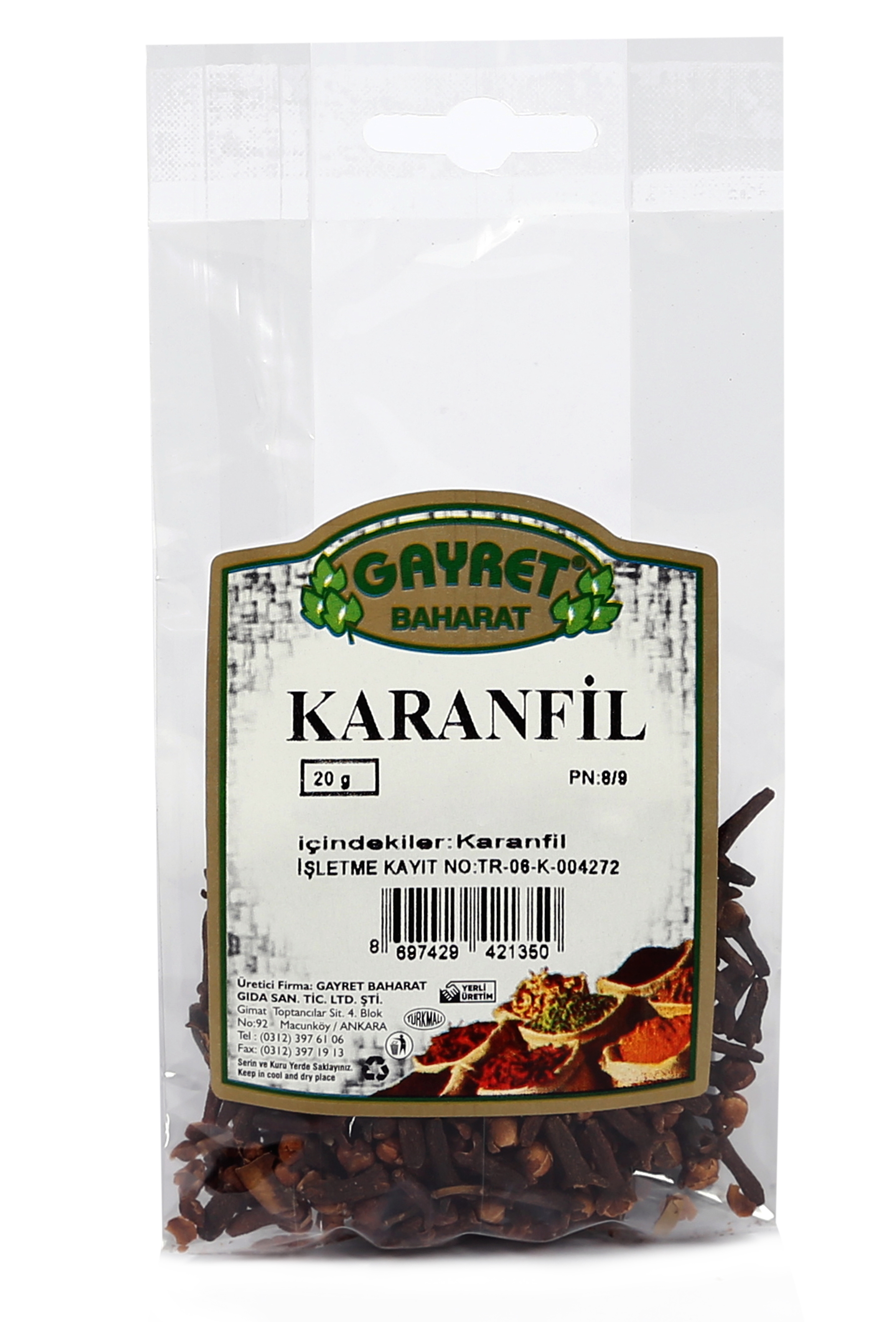 GAYRET KARANFİL 20 G