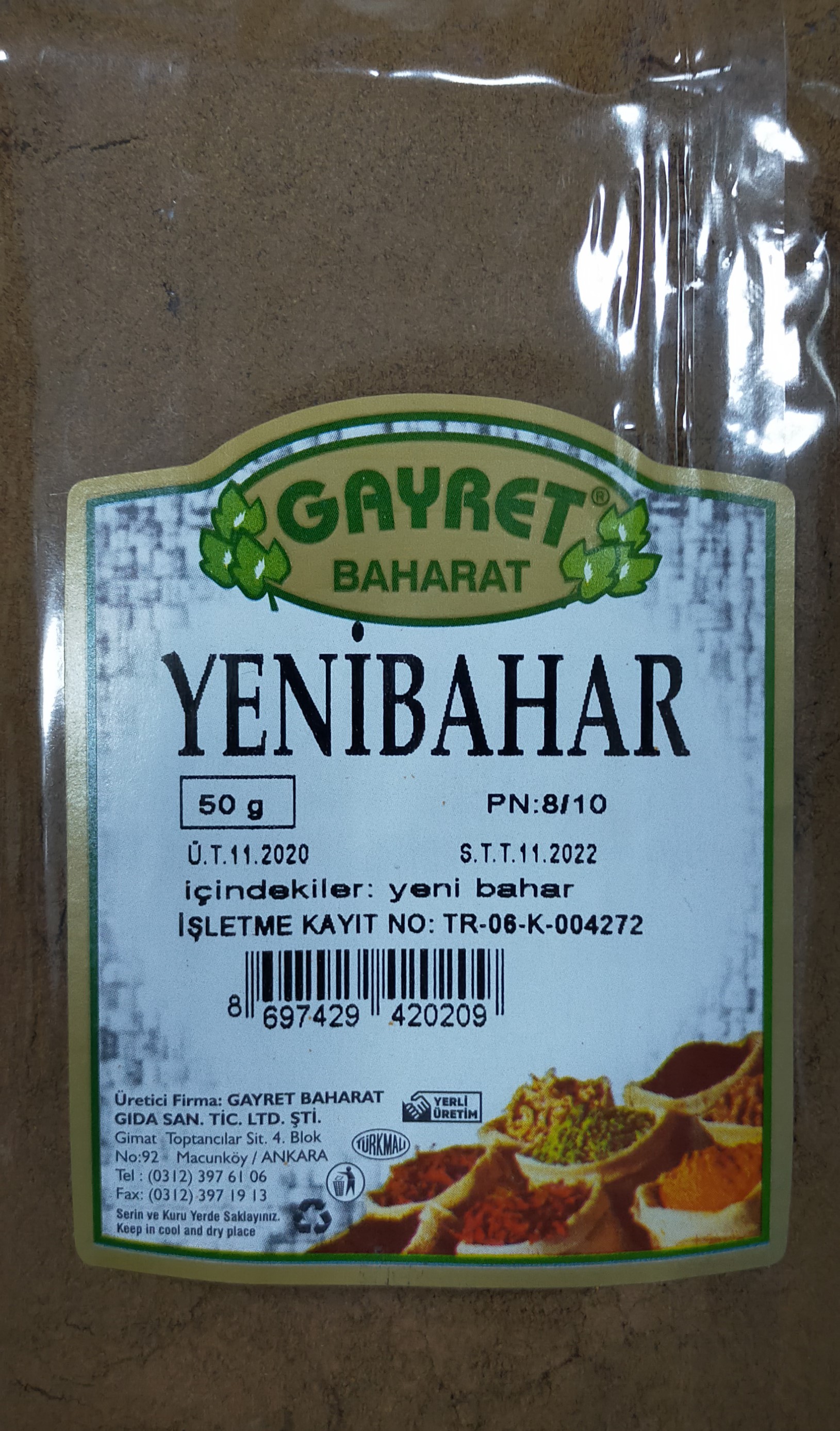 GAYRET YENİ BAHAR 50 G