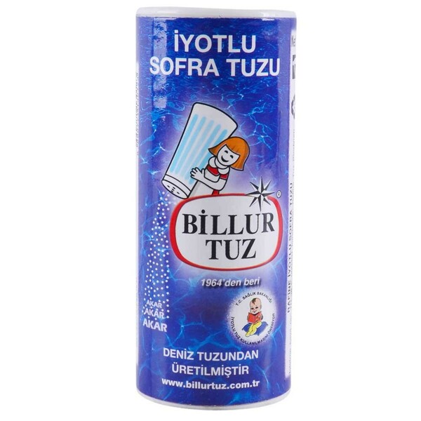 BİLLUR TUZ TUZLUKLU 125 G