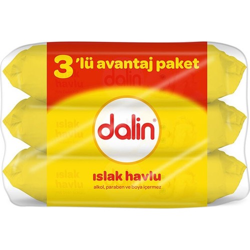 DALİN ISLAK HAVLU 3LÜ