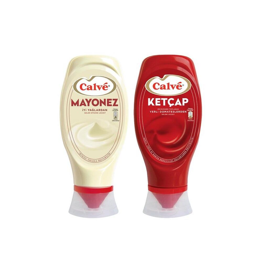 CALVE KETÇAP MAYONEZ ORTA SET 750gr
