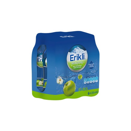 ERİKLİ ELMALI MADEN SUYU 6 X200 ML