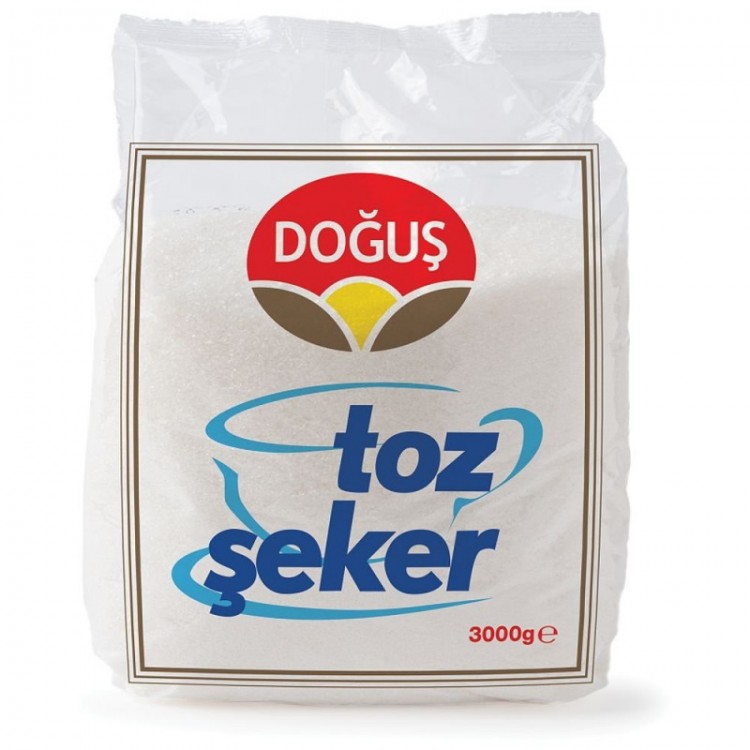 DOĞUŞ TOZ ŞEKER 3KG