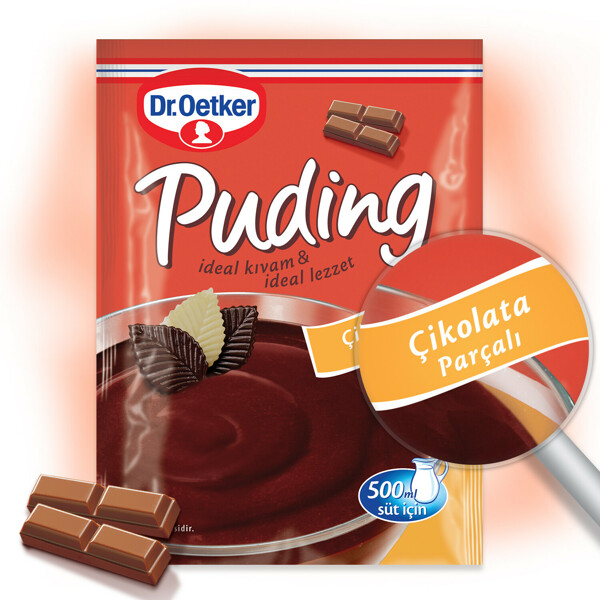 DR.OETKER PUDİNG ÇİKOLATA PARÇALI 115 G