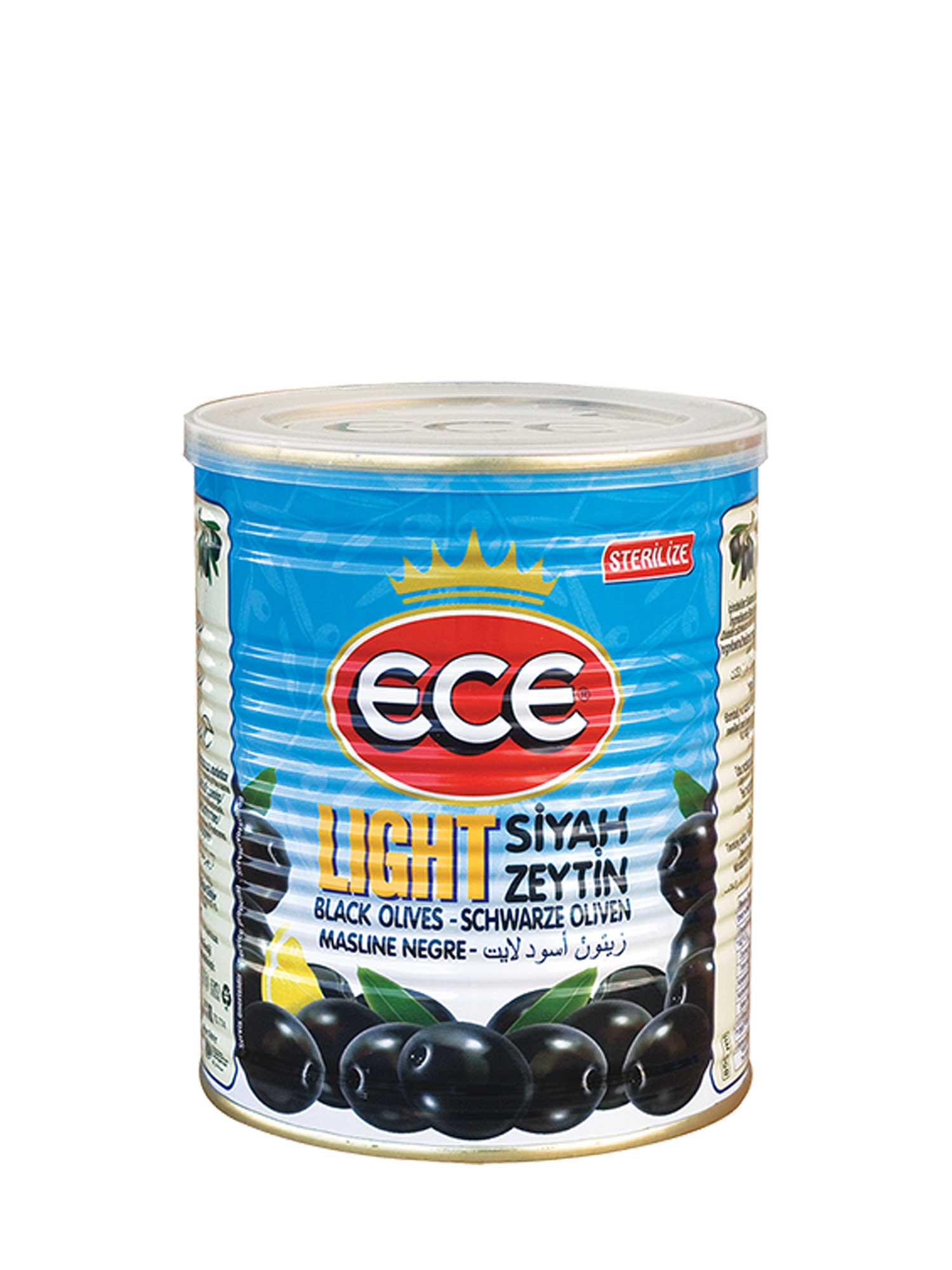 ECE LIGHT SALAMURA SİYAH ZEYTİN 780 G