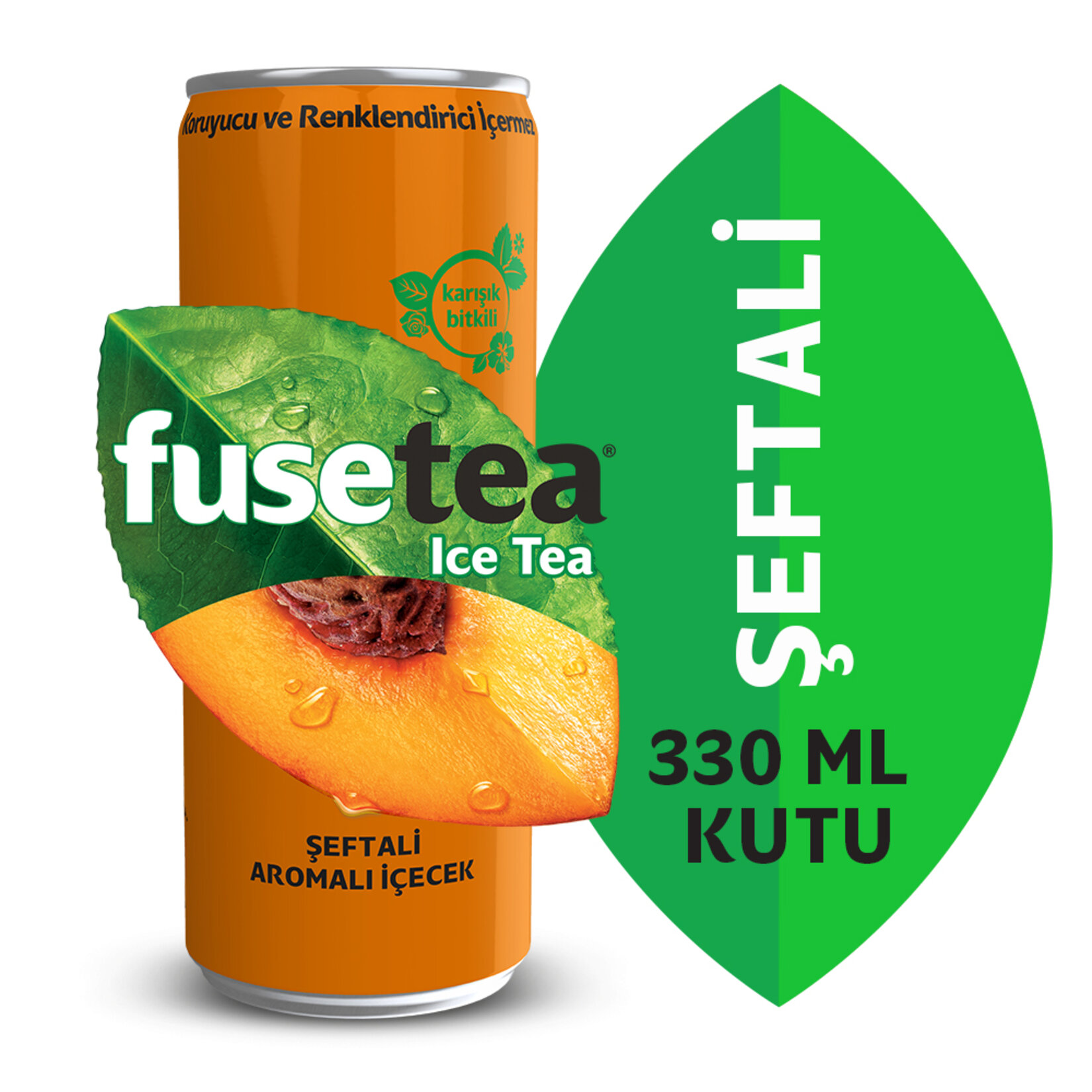 FUSE TEA ŞEFTALİ TENEKE 330 ML