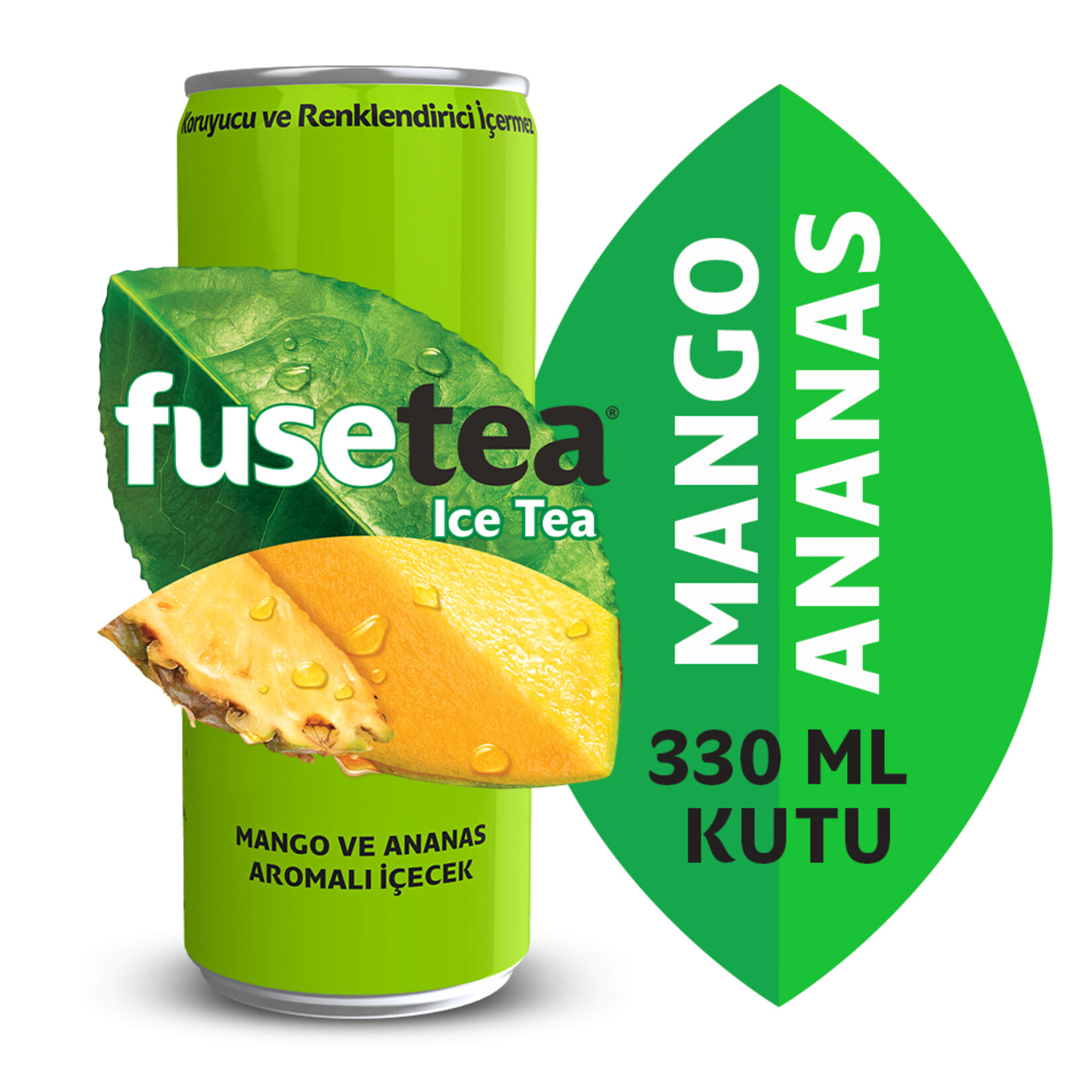 FUSE TEA MANGO TENEKE 330ML