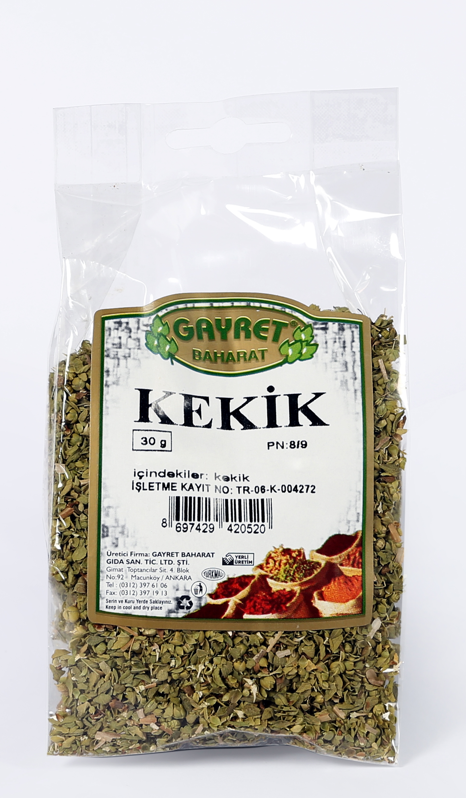 GAYRET KEKİK 30 G