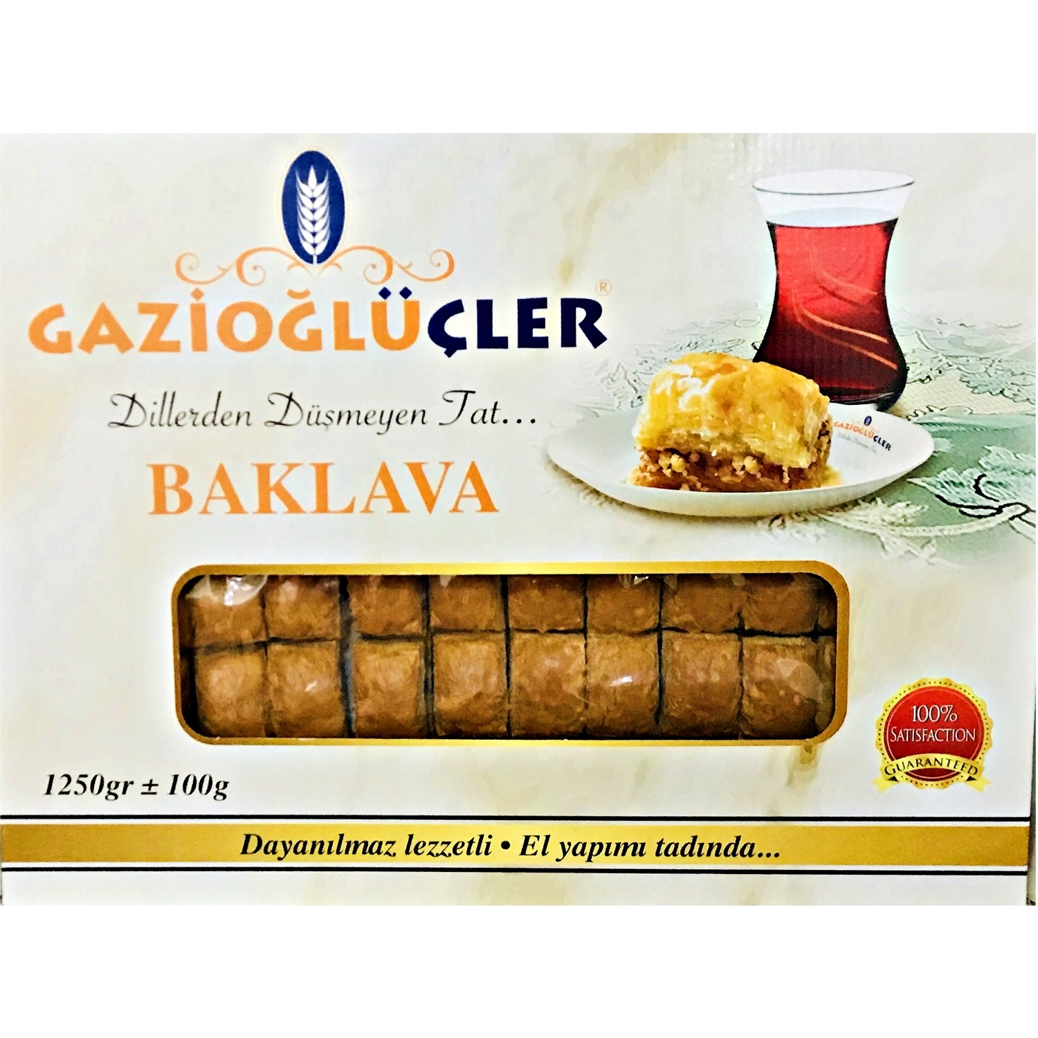 GAZİOĞLUÜÇLER HAZIR KURU BAKLAVA 1250 G