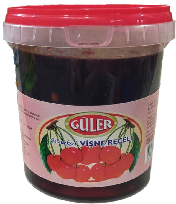 GÜLER VİŞNE REÇELİ KOVA 900 G