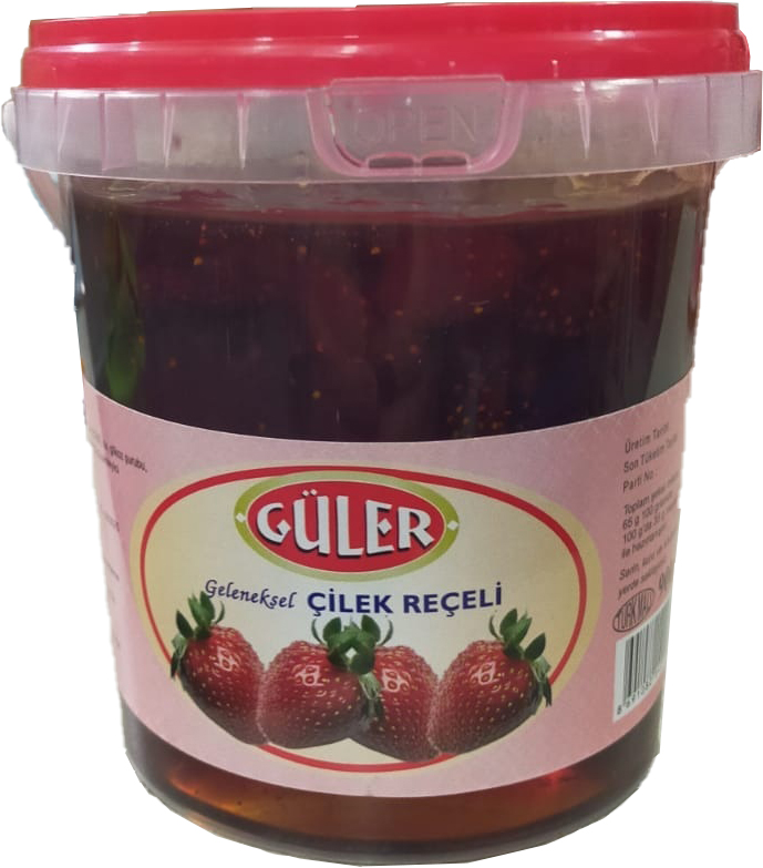 GÜLER ÇİLEK REÇELİ KOVA 900 G