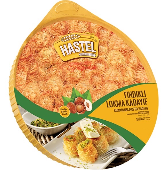HASTEL FIDIKLI SARGI KADAYIF 350 G