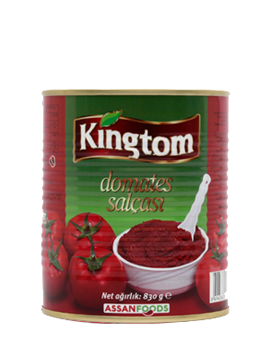 KİNGTOM DOMATES SALÇA TENEKE 800G
