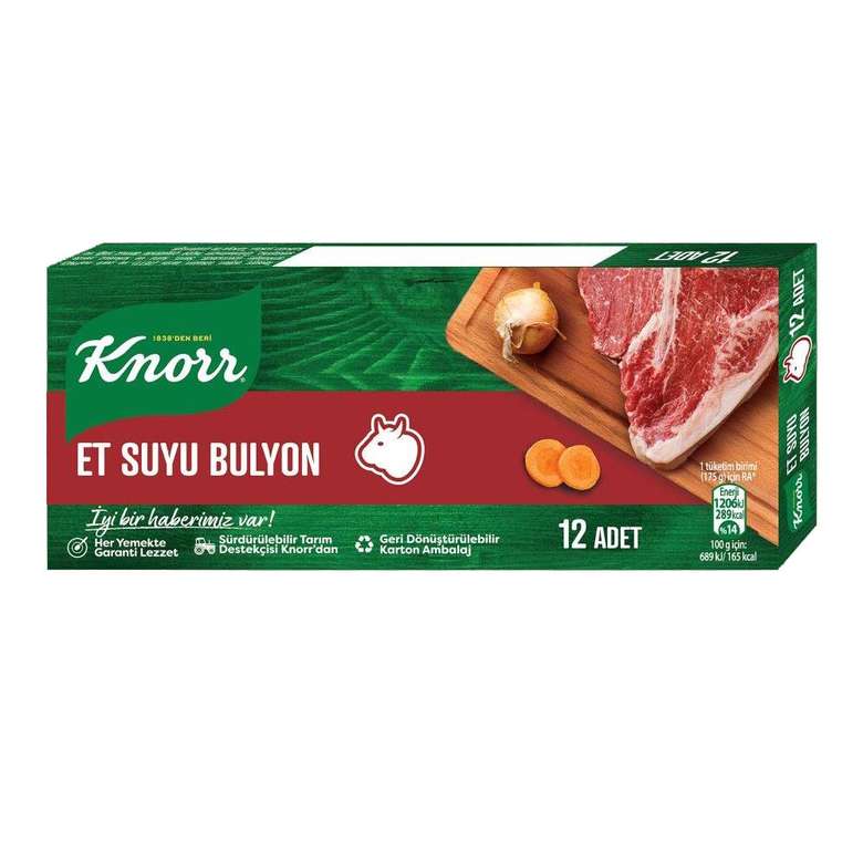 KNORR ET BULYON 120G/12 ADET