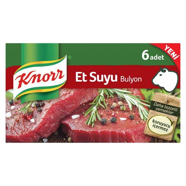 KNORR ET BULYON 60G/6 ADET