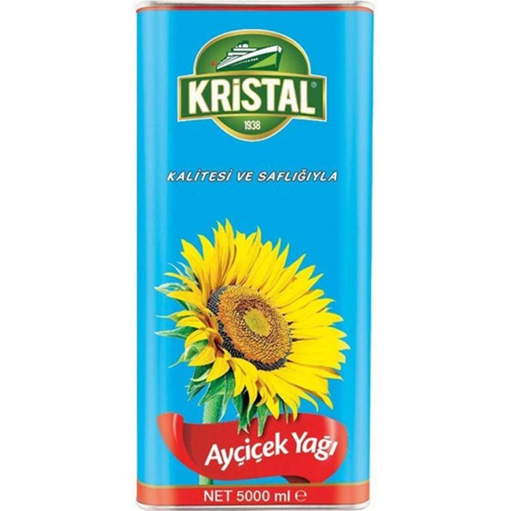 KRİSTAL AYÇİÇEKYAĞI 5 LT TENEKE