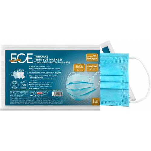 ECE MAVİ TIBBİ YÜZ MASKESİ