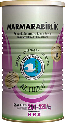 MARMARABİRLİK S AZ TUZLU ZEYTİN 800 G (291-320)
