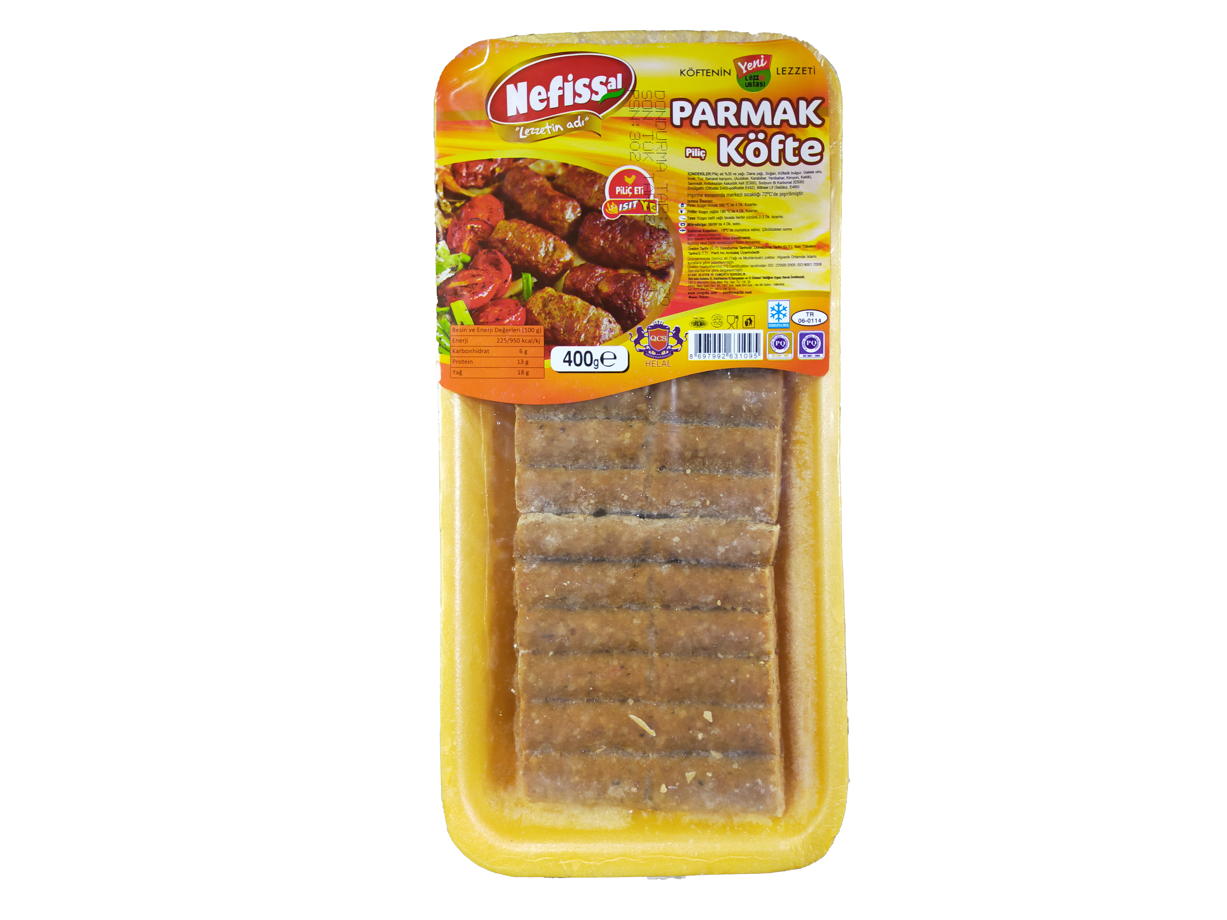 NEFİSSAL PİLİÇ PARMAK KÖFTE 400 G