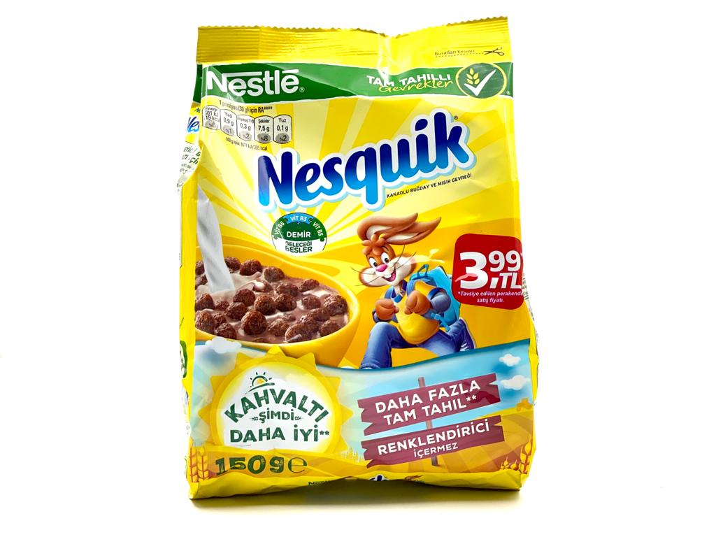 NESQUİK MISIR GEVREĞİ POŞET 150 G