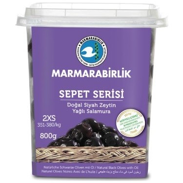 MARMARABİRLİK 2XS SEPET SERİSİ ELİT ZEYTİN 800 G (351-380)