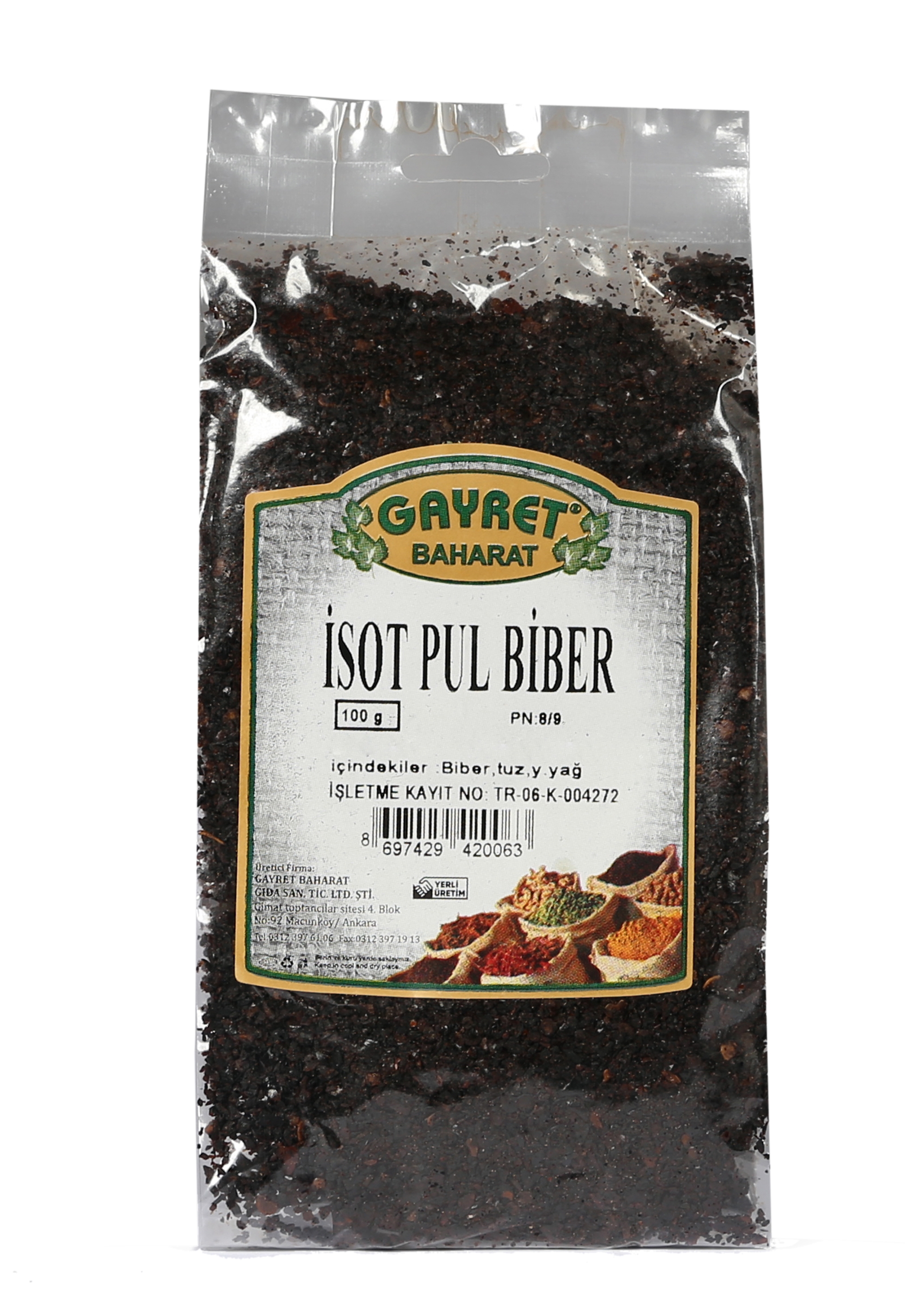 GAYRET İSOT PUL BİBER 100 G