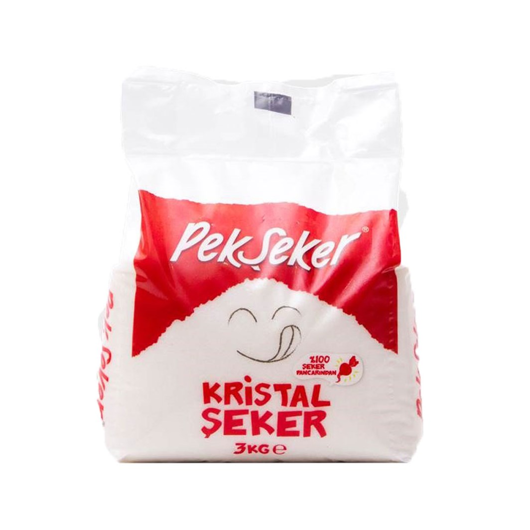 PEKŞEKER TOZ ŞEKER 3 KG