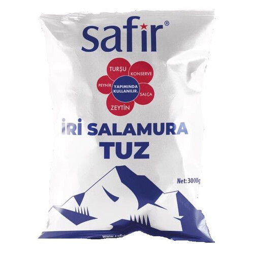 SAFİR İRİ TUZ 3KG