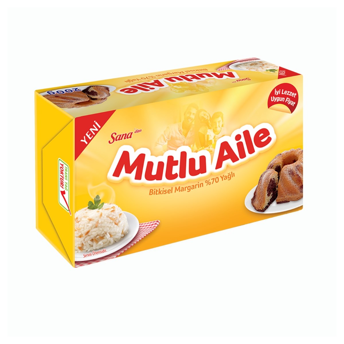 SANA MUTLU AİLE MARGARİN PAKET 200 GR