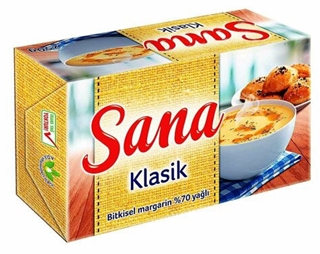 SANA KALSİK MARGARİN PAKET 250GR