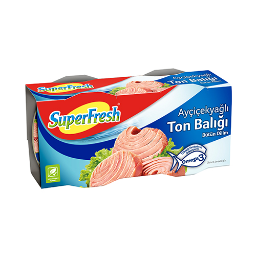 SÜPERFRESH AYÇİÇEK YAĞLI TON BALIK 2X160 G