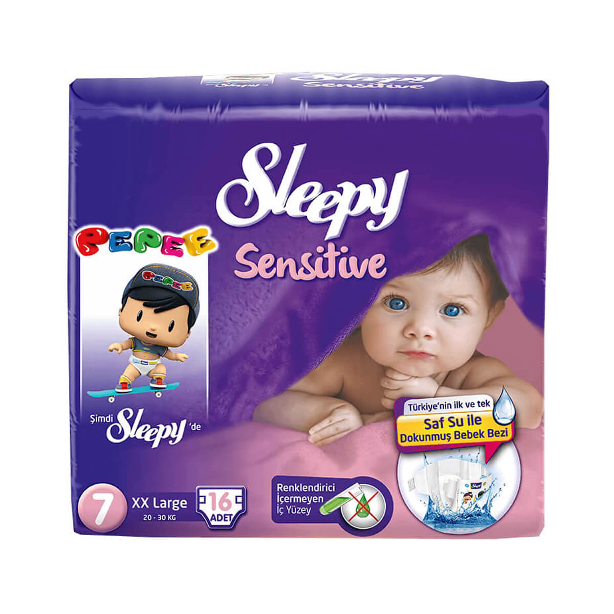 SLEEPY BEBEK BEZİ SENSİTİVİE 7 BEDEN 16 LI