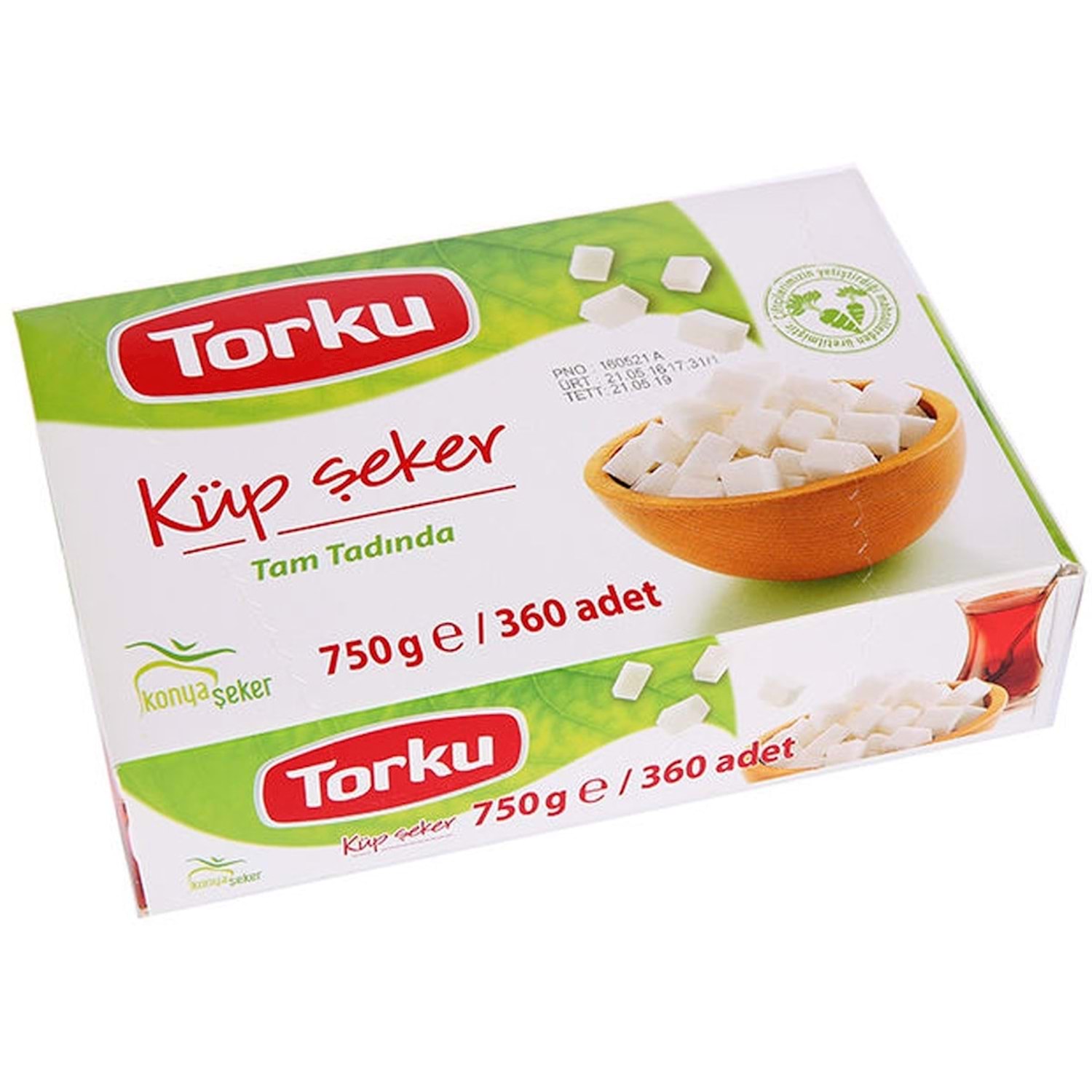 TORKU KÜP ŞEKER 750 G 360 ADET