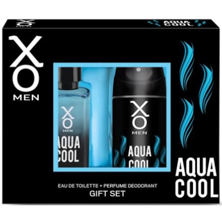 XO MEN AQUA COOL 100ml EAU TOILETTE+125ml DEODORANT