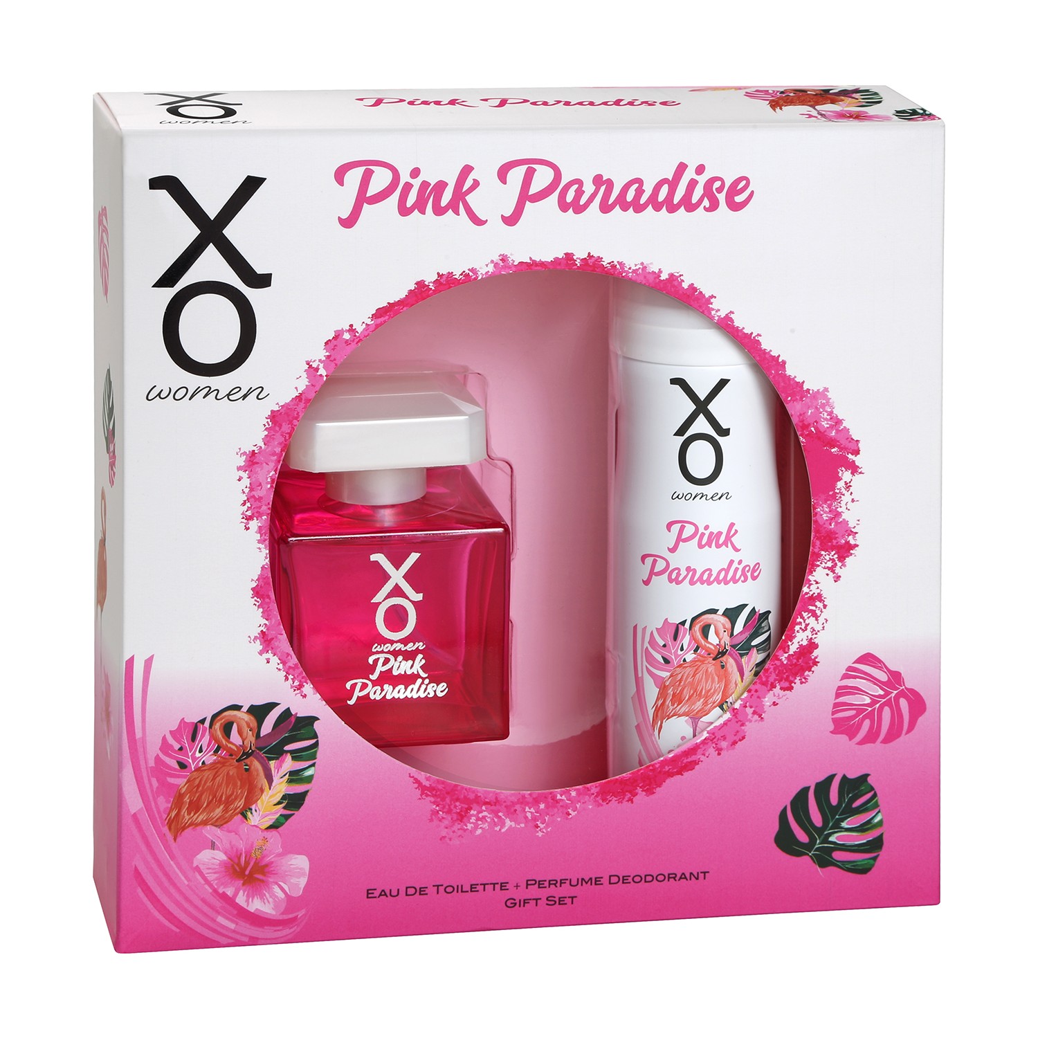 XO WOMEN PİMK PARADİSE 100ml EAU TOILETTE+125ml DEODORANT