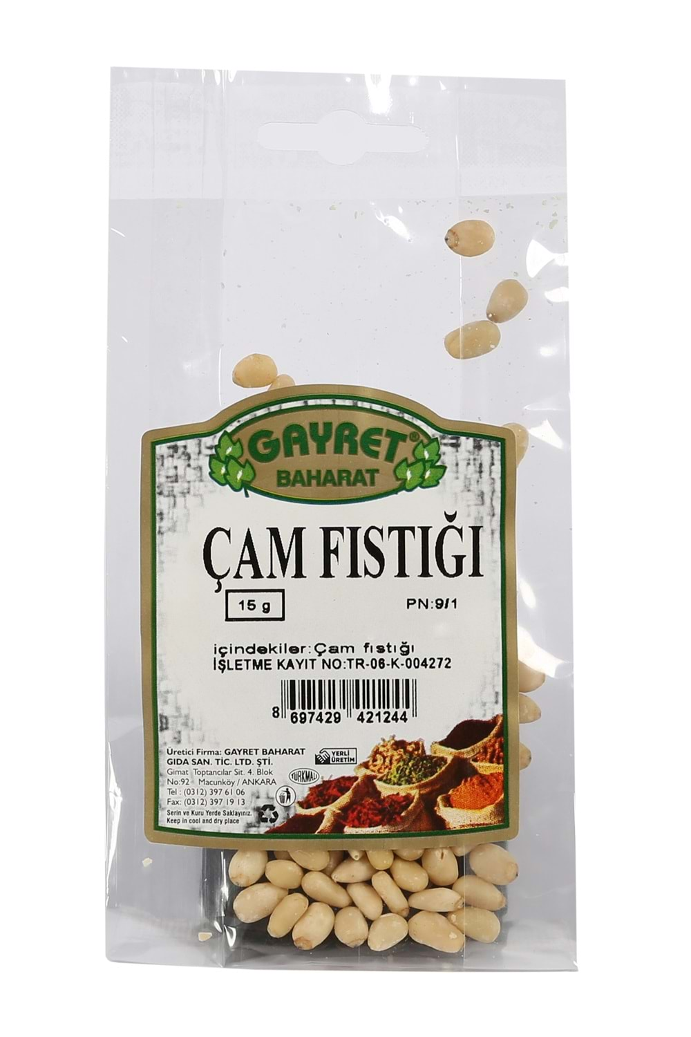 GAYRET ÇAM FISTIĞI 15 G