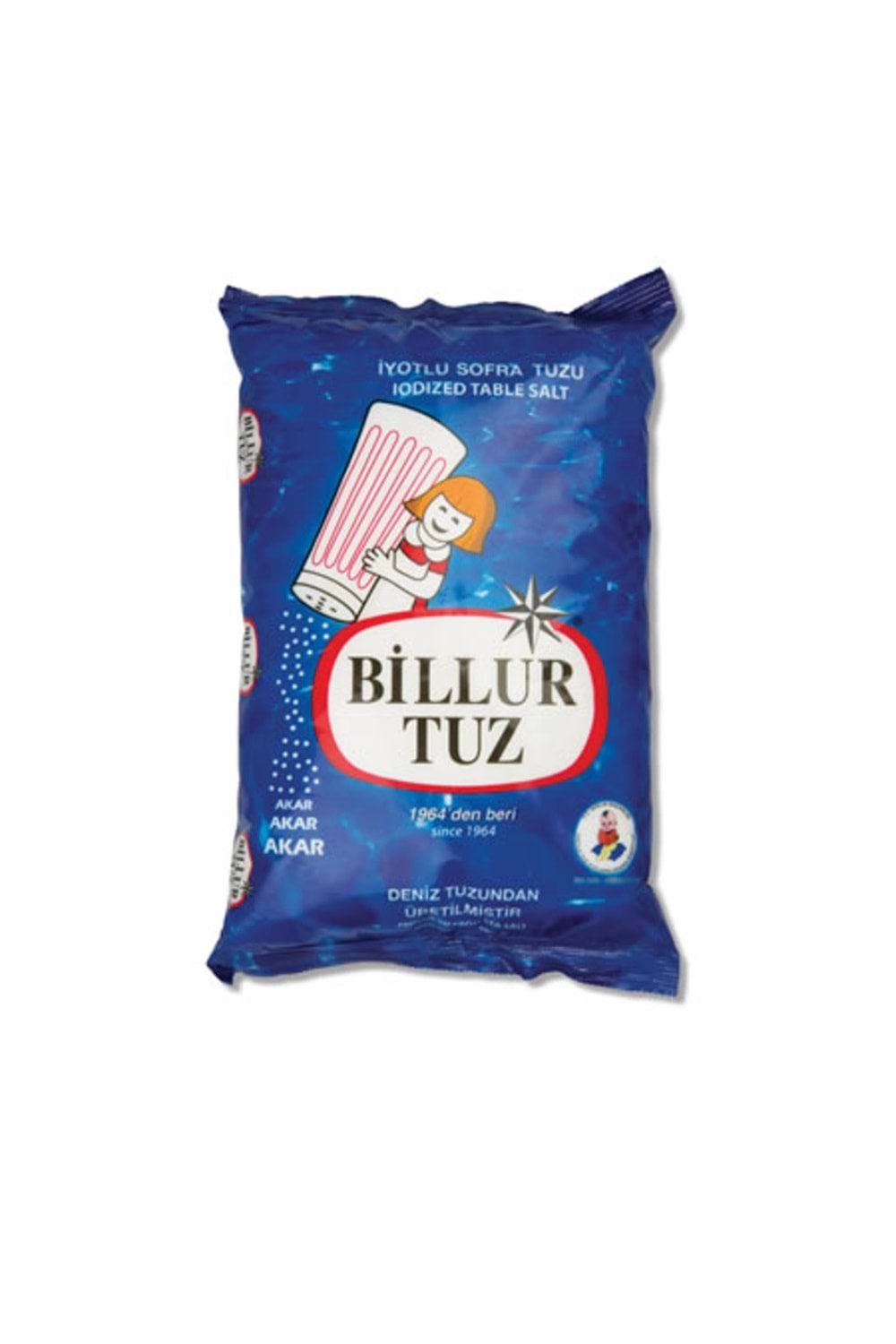 BİLLUR TUZ İYOTLU 750 G