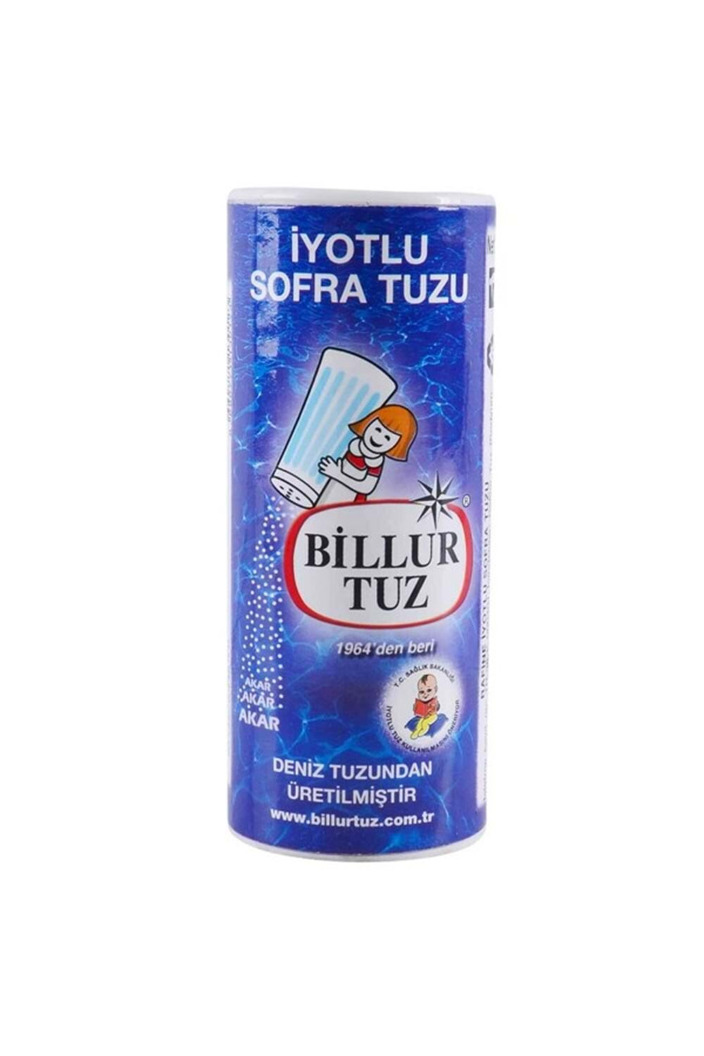 BİLLUR TUZ TUZLUKLU 125 G