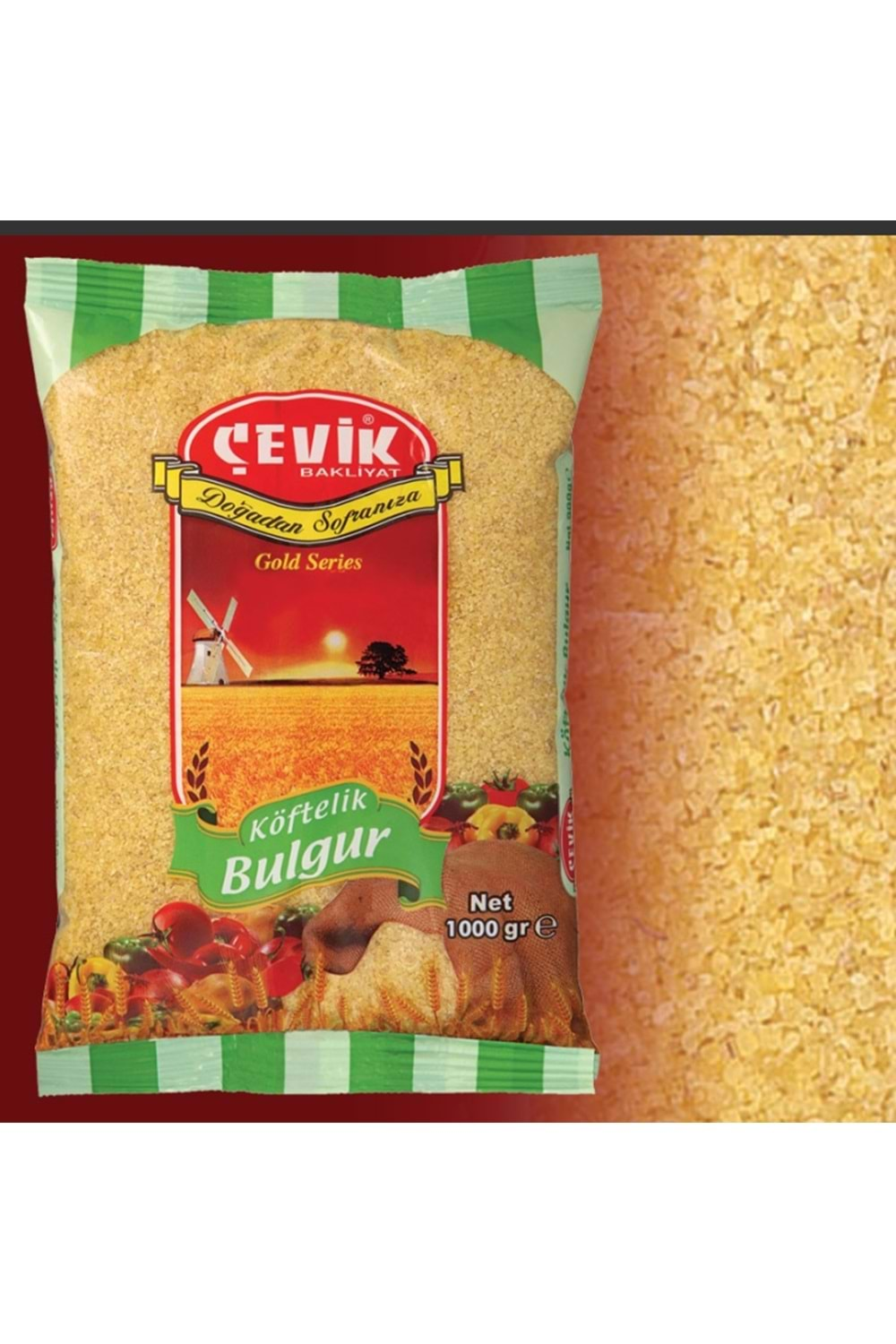 ÇEVİK KÖFTELİK BULGUR 1KG