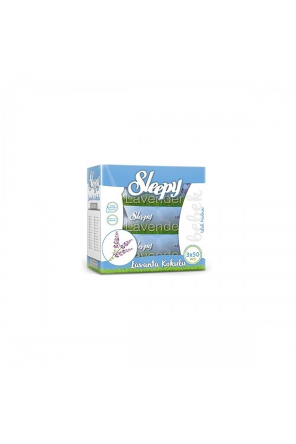 SLEEPY LAVATA KOKULU ISLAK MENDİL 3x50 Lİ