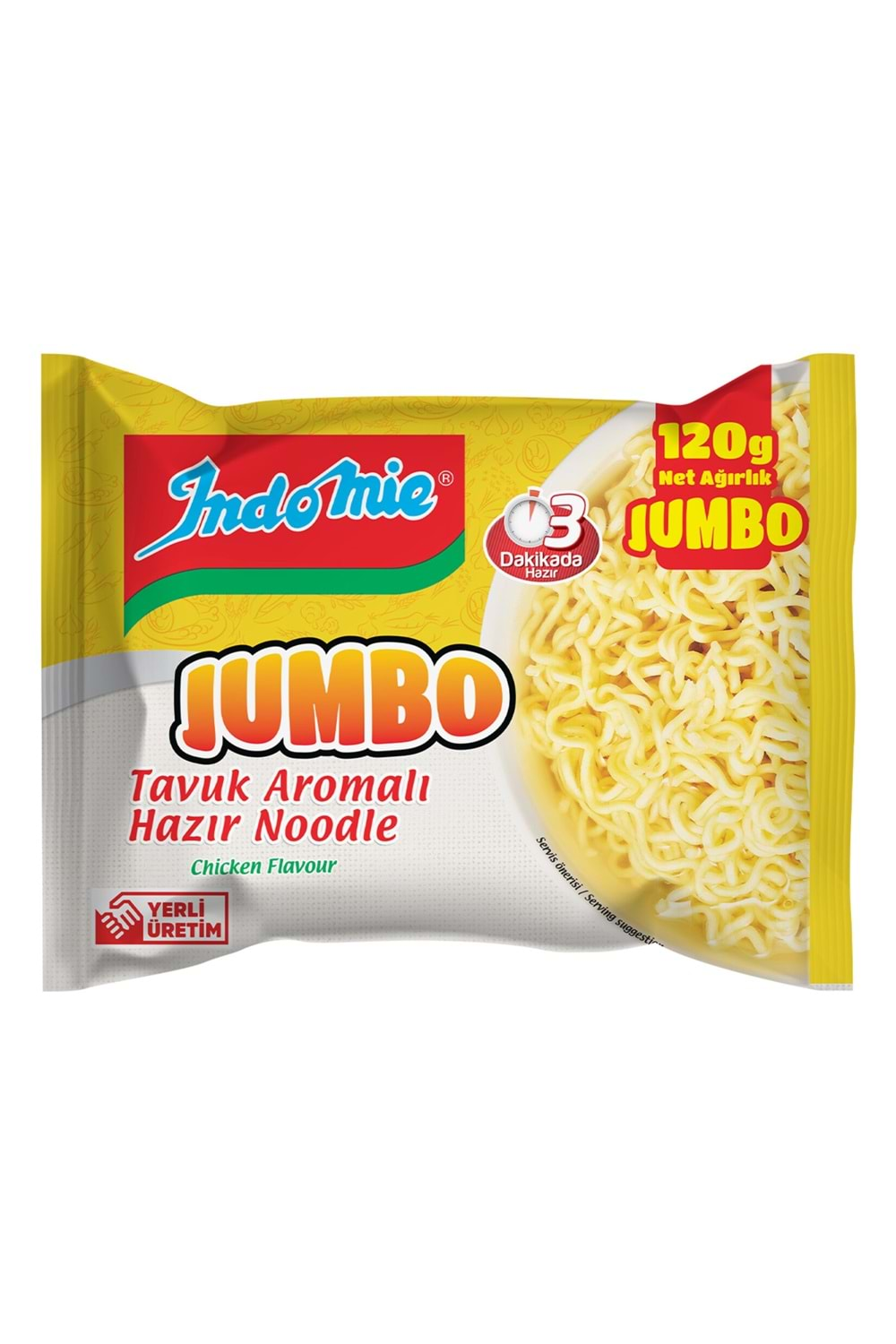 İNDOMİE JUMBO PAKET TAVUKLU 120 G