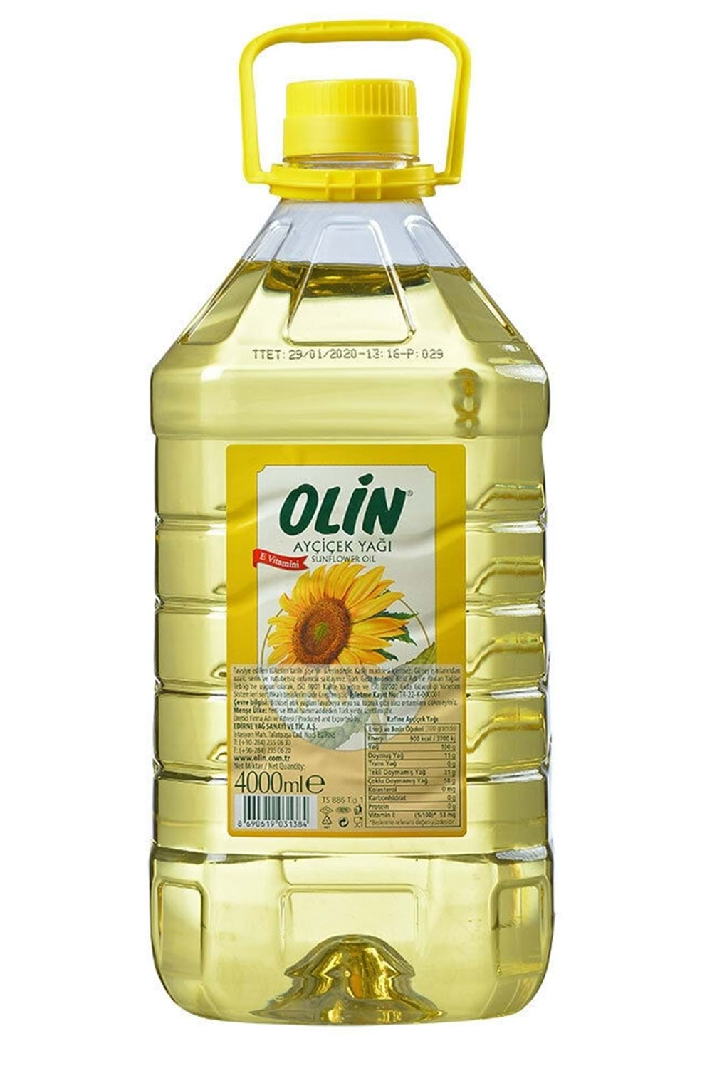 OLİN AYÇİÇEKYAĞI PET 4L