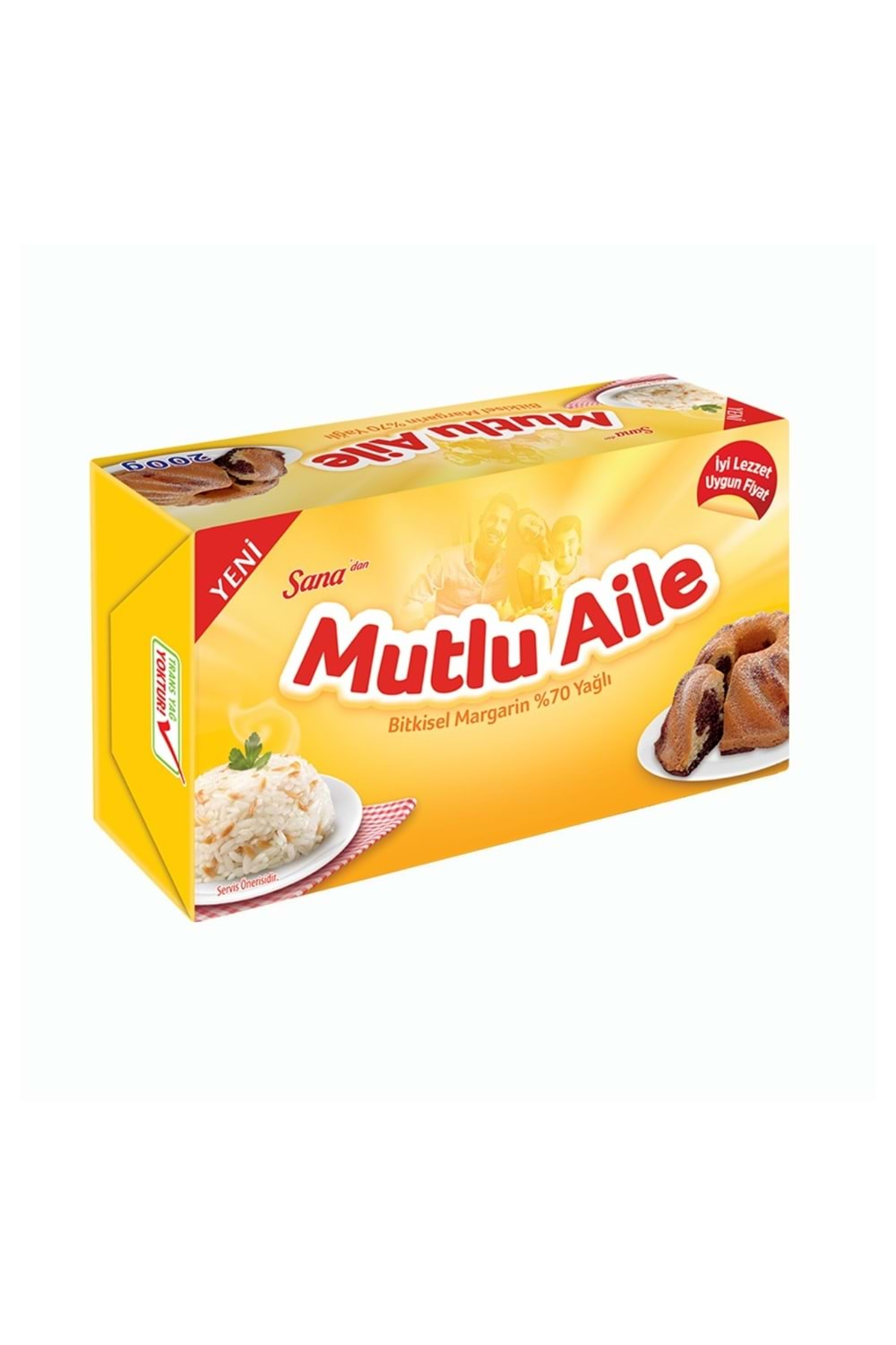 SANA MUTLU AİLE MARGARİN PAKET 200 GR