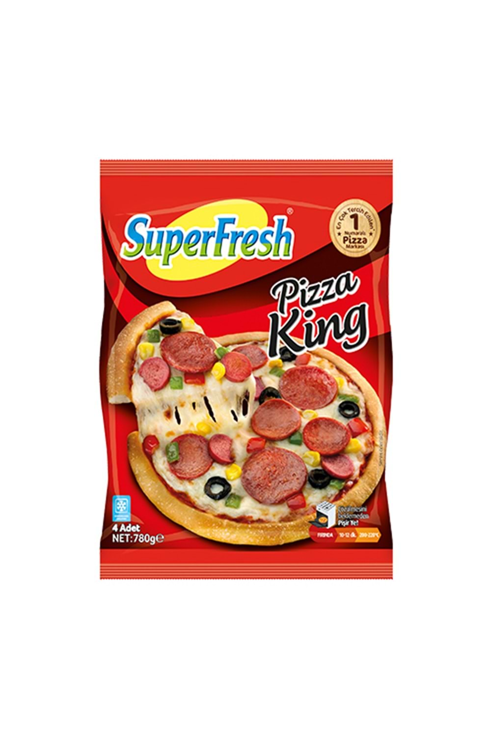 SÜPERFRESH PİZZA KİNG 4LÜ-780 G