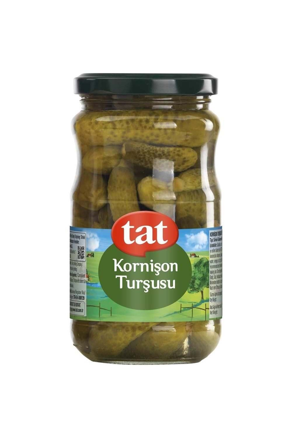 TAT KORNİŞON CAM TURŞU 350 G