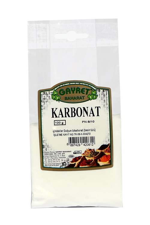 GAYRET KARBONAT 100 G